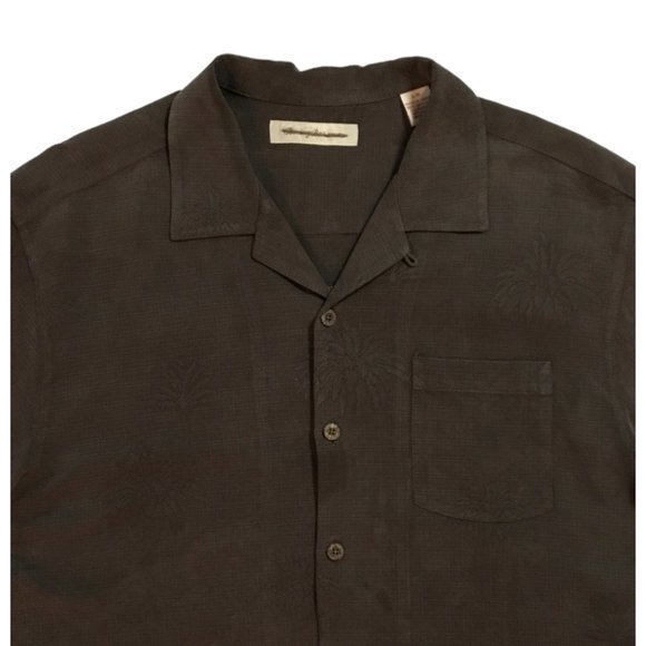 Tommy Bahama Mens Shirt Plugged Into Paradise Summer 1993 Tour Guitar Silk L euc - Picture 2 of 6